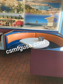 42" Fiberglass Corner Booth